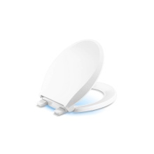 Kohler 75758-RL-0 - Cachet® Nightlight ReadyLatch® Quiet-Close™ round-front toilet seat