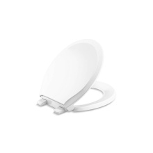 Kohler 78052-RL-0 - Rutledge® ReadyLatch® Quiet-Close™ round-front toilet seat
