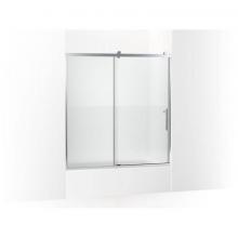 Kohler 702253-10G81-SHP - Rely® 62-1/2'' H sliding bath door with 3/8''-thick glass