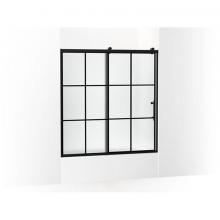 Kohler 702253-10G80-BL - Rely® 62-1/2'' H sliding bath door with 3/8''-thick glass