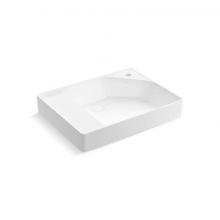 Kohler 31554-0 - Spacity® 24'' fireclay vanity top with integrated square sink