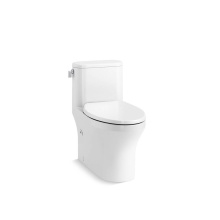 Kohler 28020-0 - Spacity One-Piece Compact Elongated Toilet With Skirted Trapway 1.28 Gpf