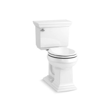 Kohler 33815-0 - Memoirs® Stately ContinuousClean two-piece round-front toilet, 1.28 gpf