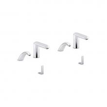 Kohler 181032-BK1-CP - Kumin® Curve Touchless lavatory faucets and soap dispensers with Kinesis® sensor technol