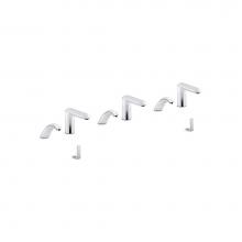 Kohler 181033-BK1-CP - Kumin® Curve Touchless lavatory faucets and soap dispensers with Kinesis® sensor technol