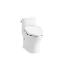Kohler 28020-HC-0 - Spacity Hidden Cord One-Piece Compact Elongated Toilet With Skirted Trapway 1.28 Gpf