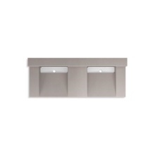 Kohler 81025-BSS-KCN - Constellation™ 60'' wall-mount basin lavatory system with backsplash