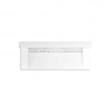 Kohler 81027-BSS-KCG - Constellation™ 60'' wall-mount trough lavatory system with backsplash