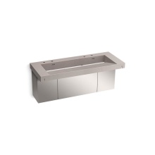 Kohler 81032-BSS-KCN - Constellation™ 60'' wall-mount trough lavatory system
