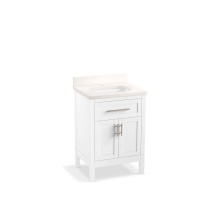 Kohler 39603-ASB-0 - Hadron™ 24'' bathroom vanity cabinet with sink and quartz top