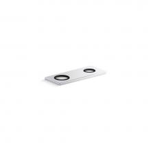 Kohler 38167-CP - 4'' two-hole escutcheon plate for Insight™ and Kinesis® lavatory faucets and soap