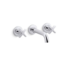 Kohler T35909-3-CP - Castia™ by Studio McGee Wall-mount bathroom sink faucet trim, 1.2 gpm
