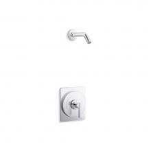 Kohler TLS35914-4-CP - Castia™ by Studio McGee Rite-Temp® shower trim kit, without showerhead