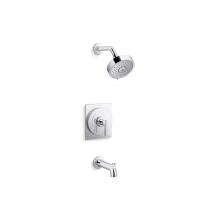 Kohler TS35917-4Y-CP - Castia™ by Studio McGee Rite-Temp® bath and shower trim kit, 2.5 gpm