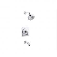 Kohler T35918-4G-CP - Castia™ by Studio McGee Rite-Temp® bath and shower trim kit, 1.75 gpm