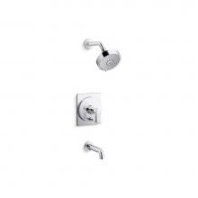Kohler T35918-4Y-CP - Castia™ by Studio McGee Rite-Temp® bath and shower trim kit, 2.5 gpm
