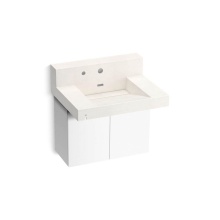 Kohler 81024-BPW-KCR - Constellation™ 30'' wall-mount lavatory system with backsplash