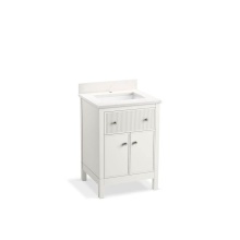 Kohler 35018-0 - Malin™ by Studio McGee 24'' bathroom vanity cabinet with sink and quartz top