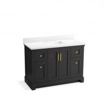 Kohler 29262-BD1-DWG - Charlemont™ 48'' bathroom vanity cabinet with sink and quartz top