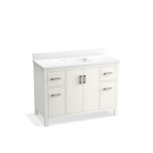 Kohler 40640-BD1-0 - Kresla® 48'' bathroom vanity cabinet with sink and quartz top