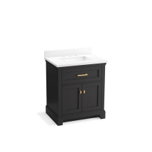 Kohler 29260-BD1-DWG - Charlemont™ 30'' bathroom vanity cabinet with sink and quartz top