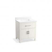 Kohler 40638-BD1-0 - Kresla® 30'' bathroom vanity cabinet with sink and quartz top