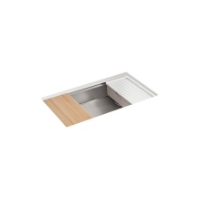 Kohler 33663-PC-NA - Strive® 32'' undermount single-bowl workstation kitchen sink