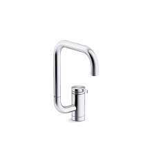 Kohler 28290-CP - Components® Single-handle bar sink faucet with two-function extended-reach spout