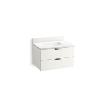 Kohler 34654-0 - Maxstow™ 30'' wall-hung bathroom vanity cabinet with sink and quartz top