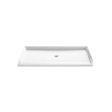 Kohler 44168-HW1 - 66'' x 34'' alcove shower base, center drain