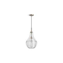 Kohler 42197-PE01-BNL - 12'' teardrop pendant