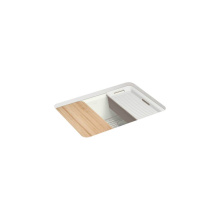 Kohler 8668-5UPC-NY - Riverby® 27'' undermount single-bowl workstation kitchen sink