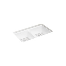 Kohler 8679-5UA1-0 - Riverby® 33'' undermount double-bowl kitchen sink