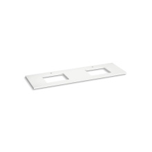 Kohler 36573-MMW - Silestone® 73'' quartz vanity top with two rectangular cutouts