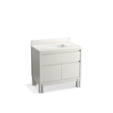 Kohler 32838-GW0 - Solive™ 36'' bathroom vanity cabinet with sink and quartz top