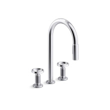 Kohler 28671-9-CP - Billet™ Pull-down kitchen sink faucet with two-function sprayhead