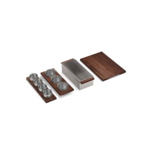 Kohler 34542-WAL-NA - Four-piece workstation sink accessory set