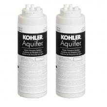 Kohler 77688-NA - Aquifer® Two-pack replacement filter cartridges