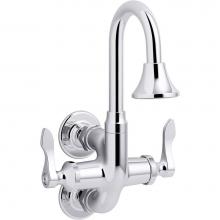 Kohler 730T70-4AJR-CP - Triton® Bowe® Cannock™ Wall-mount lavatory faucet, 1.2 gpm