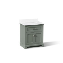 Kohler 29260-BD1-UMG - Charlemont 30'' Bathroom Vanity Cabinet With Sink And Quartz Top Umbral Green