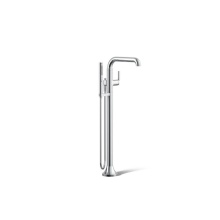 Kohler T27424-4-CP - Tone™ Floor-mount bath filler trim with handshower
