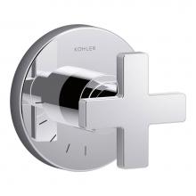 Kohler T73135-3-CP - Composed® MasterShower® volume control valve trim with cross handle