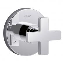 Kohler T73140-3-CP - Composed® MasterShower® transfer valve trim with cross handle
