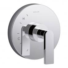 Kohler TS73115-4-CP - Composed® Rite-Temp® valve trim with lever handle