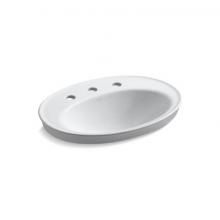 Kohler 2075-8-0 - Serif® 22-1/4'' oval drop-in bathroom sink