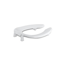 Kohler 4679-CA-0 - Lustra™ Commercial elongated toilet seat with 1'' bumpers and antimicrobial agent