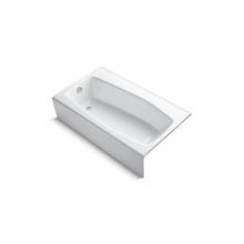 Kohler 713-0 - Villager® 60'' x 34-1/4'' alcove bath, left drain