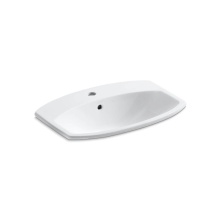 Kohler 2351-1-0 - Cimarron® 22-3/4'' rectangle drop-in bathroom sink