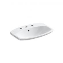 Kohler 2351-8-0 - Cimarron® 22-3/4'' rectangle drop-in bathroom sink