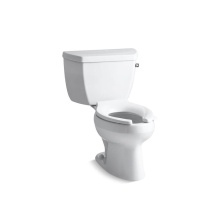 Kohler 3531-RA-0 - Wellworth® Classic Two-piece elongated toilet, 1.0 gpf